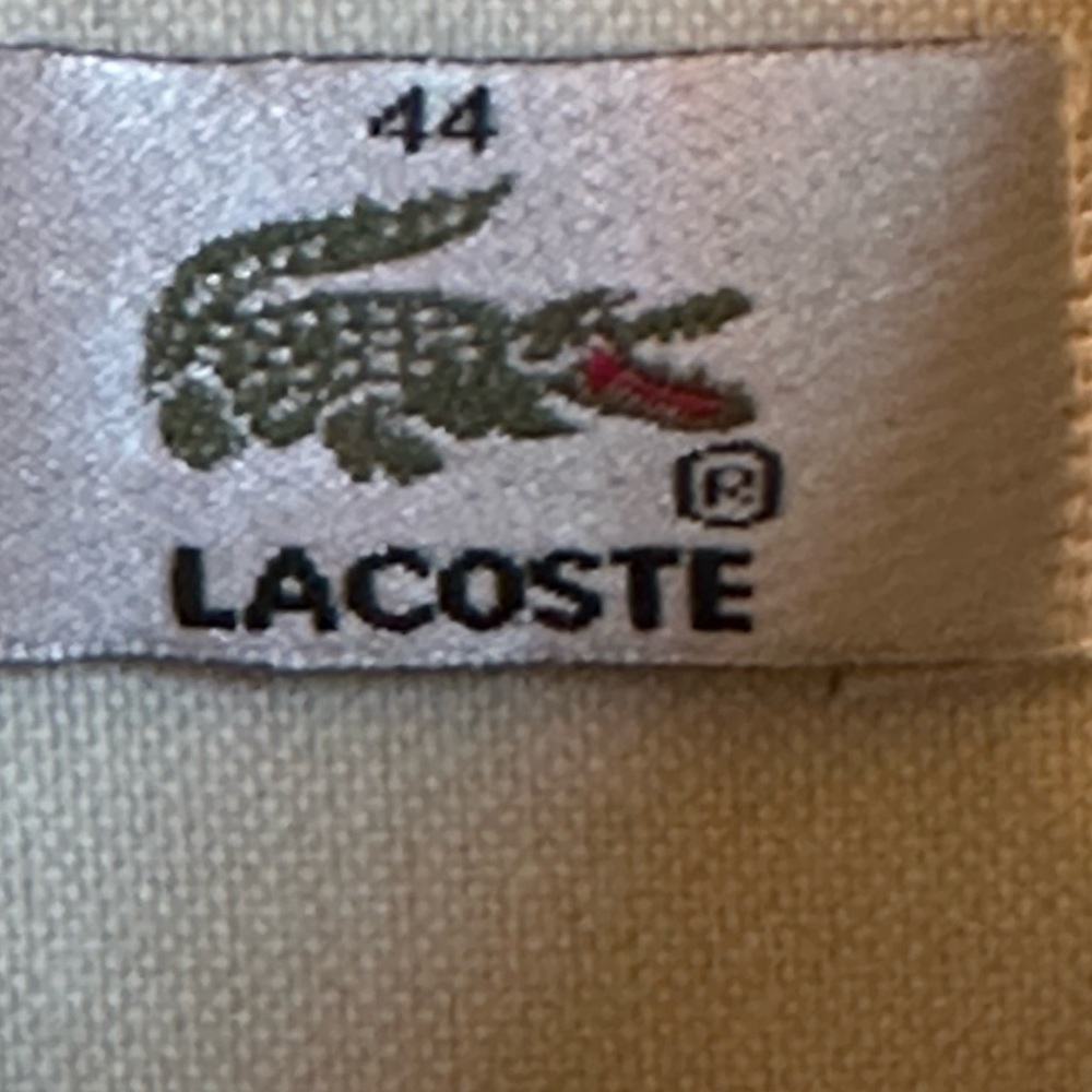 Lacoste Men's 44/XL Quality-100% cotton, like new Button Down Shirt- - Picture 2 of 8